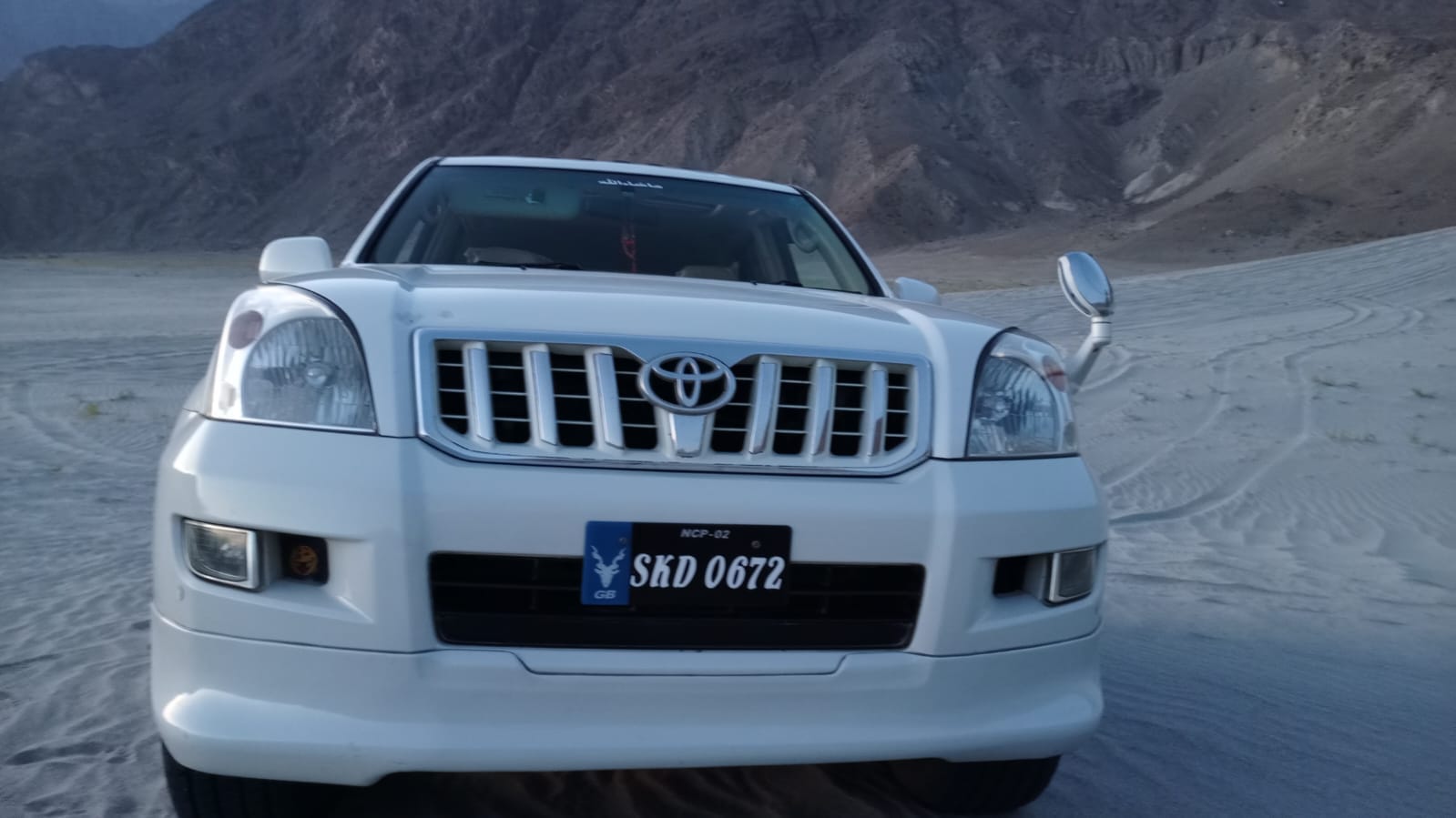 Prado SUV for family and mountain trips